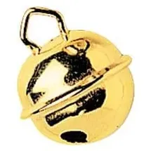 Brunnen 218605700 Metallglöckchen, Ø 19mm, gold, 4 Stück