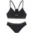 VENICE BEACH Bustier-Bikini Damen Schwarz/Grau 38 Cup A/B