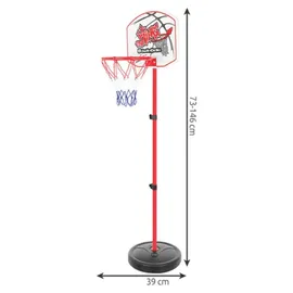 Kruzzel Basketballkorb- und Bogenschießstand-Set 2 in 1 mit Zubehör 23415