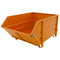 Bauer Südlohn Baustoffbehälter BBK 100, lackiert, Gelborange