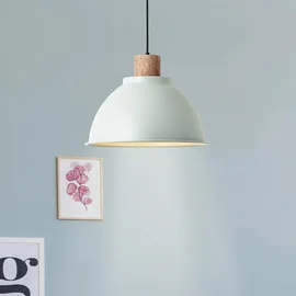 Brilliant Erena 1-flg. 38 cm rund Metall/Holz hellgrün