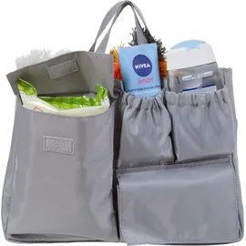 Childhome CHILDHOME, Taschen-Organizer, mehrere Fächer, kompatibel mit Mommy Bag, Grau