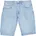 Regular Fit Jeans-Bermudas aus Baumwoll-Mix Hellblau 38