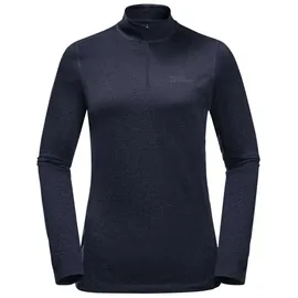 Jack Wolfskin Sky Thermal Half Zip Langarm-t-shirt - Night Blue - XS