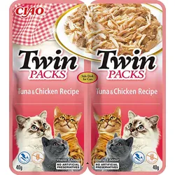 INABA CAT Twin Thunfisch und Huhn 12x2x40g