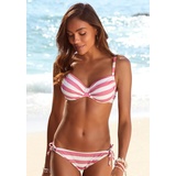 VENICE BEACH Bügel-Bikini Damen rosa-weiß Gr.40 Cup B,