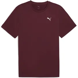 Puma Tad Essentials Solid Cat (LC Small cat) Herren T-Shirt, rot - XL