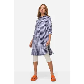 laurasøn Midikleid Karo Blauviolett XL