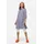 laurasøn Midikleid Karo Blauviolett XL