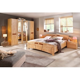 RAUCH Schlafzimmer-Set Sarah, (Set, 4-St), mit Bett 180/200 und 5-oder 6-trg. Schrank beige