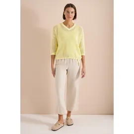 Cecil Kurzarmpullover Gelb XL