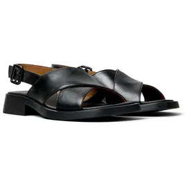 Camper Camper, Dana, Women Sandal, Black, 36, (EU)
