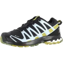 Salomon XA Pro 3D V8 GTX Damen Black/Green Moss/Zen Blue 42