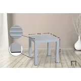 CLP Ocean Beistelltisch 45 x 45 x 45 cm grau