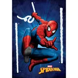 KOMAR - Größe 50 x 70 cm - Wandsticker, Aufkleber, Wandaufkleber, Kinderzimmer, Spiderman, Marvel