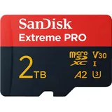 SanDisk Extreme Pro microSDXC UHS-I U3 V30 A1 2 TB + SD-Adapter