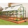 CANOPIA Hybrid Alu grün Polycarbonat 0,7 mm/Dach HKP 4 mm 7,9 m2 inkl. Fundament