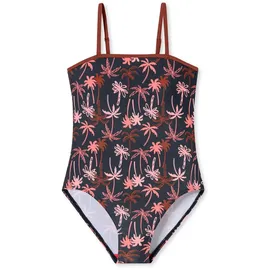 SCHIESSER Badeanzug Aqua Teens Girl Bade-Anzug Schwimmen bauchweg bunt|grau|rot 152