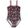 SCHIESSER Badeanzug Aqua Teens Girl Bade-Anzug Schwimmen bauchweg bunt|grau|rot 152