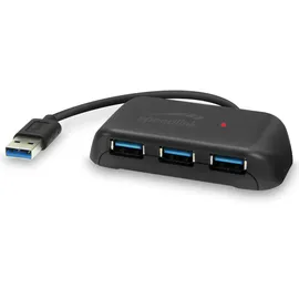 Speedlink SNAPPY EVO USB Hub 4-Port, USB 3.0, USB 3.1 Gen 1 USB 3.2 Gen 1 5 Gbit-s), Passive, black