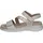 CAPRICE Riemchensandale Damen Beige/Weiß 38