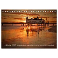 Calvendo Usedom 2026 Rendezvous zwischen Ahlbeck und Heringsdorf (Tischkalender