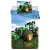 BrandMac Trecker Baby Bettwäsche Set Traktor 100x135 cm (40x60