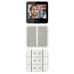 Jung SIVICD627W SiedleInhomeBus Video-Innenstation 2,7’’, Serie CD, weiß