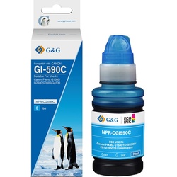 G&G Nachfüll-Tinte ersetzt Canon GI-590C Cyan