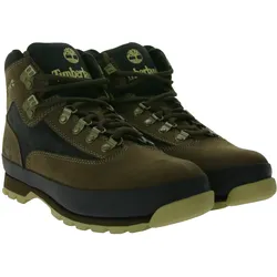 Timberland Euro Hiker Mid Herren wasserdichte Wander-Schuhe Trekking-Boots Outdoor-Schuhe TB0A5ZJ5968 Braun/Schwarz - 42