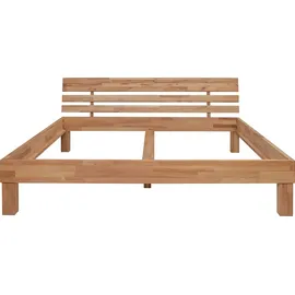 Krok Wood Massivholzbett Julia in Buche 180x220 cm - Transparent