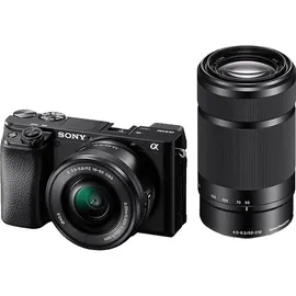 Sony Alpha 6100 schwarz + 16-50 mm PZ OSS + 55-210mm OSS