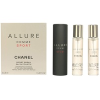 Chanel Allure Homme Sport Edt Dampfreiniger, 3 x 20 ml, 1er Pack (1 x 60 ml) Frisch