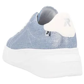 Rieker Plateau-Sneaker Blau 38