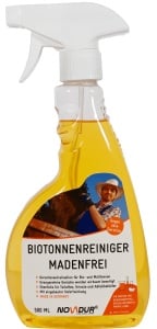 Biotonnenreiniger Madenfrei (Komponente A), Ideal zur Verwendung in alle Arten von Mülltonnen, 500 ml - Sprühflasche