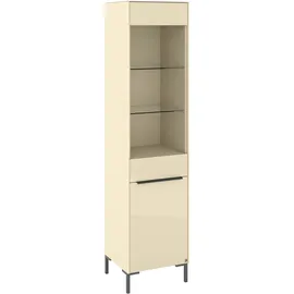 Set One by Musterring Standvitrine Reno 48 x 42 x 199 cm Braun