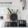 Relaxdays Pfannenhalter ausziehbar, Pfannenorganizer, Topfdeckelhalter Schublade, HxBxT: 19x59x18cm, Metall, schwarz