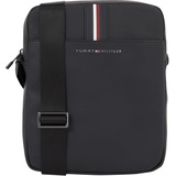 Tommy Hilfiger Herren Crossbody Bag Tasche Corporate Reporter Kunstleder, Schwarz (Black), Onesize - Einheitsgröße