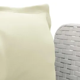 vidaXL 1-Sitzer Sessel 1 x 1 x 1 cm weiß