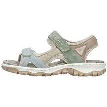 Rieker Riemchensandale Damen Mint/Mehrfarbig 36