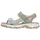Rieker Riemchensandale Damen Mint/Mehrfarbig 36