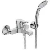Ideal Standard BC676AA Wannenarmatur Alpha Aussenarmatur mit Zubehör, chrom