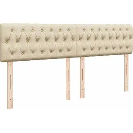 vidaXL Boxspringbett 180 x 200 cm Creme
