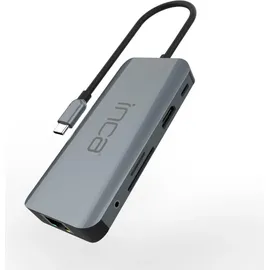 inca ITPC-10TX USB-C Hub 9-in-1 Aluminium 4K 60 Hz 100 W PD