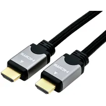 Roline HDMI-Kabel High Speed ST-ST 3 m Schwarz/Silber