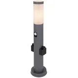 Globo AUßENLEUCHTE, Opal, Kunststoff, 60 cm, Bewegungsmelder, Lampen & Leuchten, Außenbeleuchtung, Außenleuchten