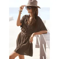 LASCANA Longbluse in braun | Gr.: 46