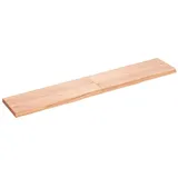 vidaXL Waschtischplatte Hellbraun 160x30x4 cm Massivholz Behandelt