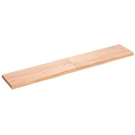 vidaXL Waschtischplatte Hellbraun 160x30x4 cm Massivholz Behandelt
