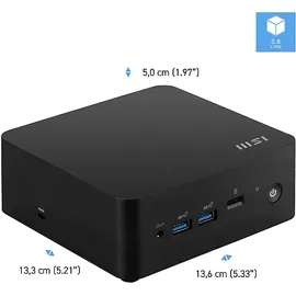 MSI Cubi NUC 1MG-213DE Mini-PC Intel Core 3 100U 2,3 GHz 8 GB RAM 256 GB SSD Windows 11 Pro